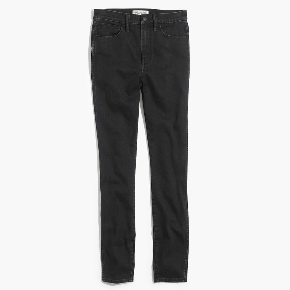 Madewell high riser skinny jeans in captain wash